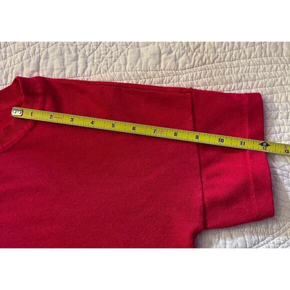 fuchsia short sleeve sweater - Picture 5 of 5